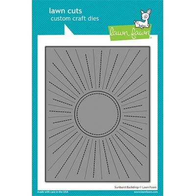 Lawn Fawn Lawn Cuts - Sunburst Backdrop